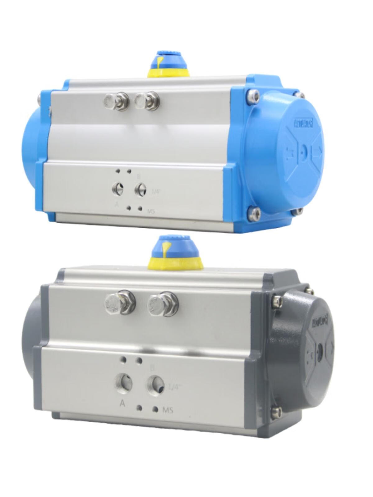 双作用AT部分回转球阀蝶阀风阀气缸执行机构 AT7气动执行器的核心解析